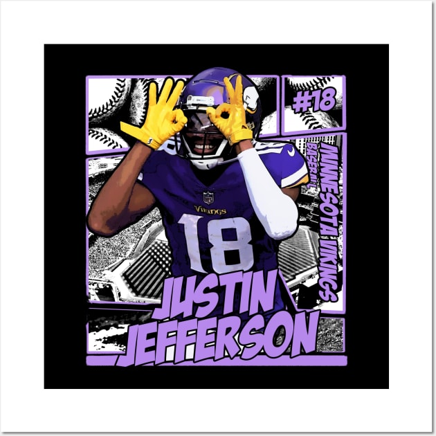 Mr. Griddy Justin Jefferson Wall Art by Bootlegheavens